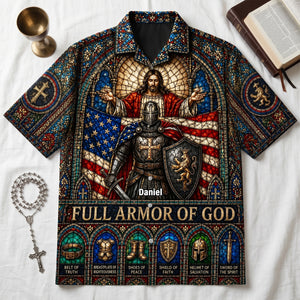 Full Armor Of God Hawaiian Shirt - Personalized Gifts For Christian 02PALU180626 - Hawaiian Shirts - GoDuckee