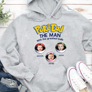 The Man With The Greatest Balls, Gift For Dad, Personalized Shirt, Gamer Kid Shirt 01OHHN231223 - Shirts - GoDuckee