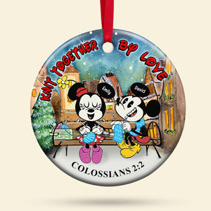 Personalized Gifts For Knitting Couple Ornament 04xqqn260724 - Ornament - GoDuckee