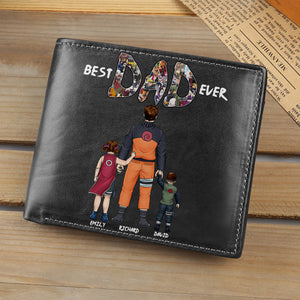 Personalized Gifts For Dad PU Leather Wallet 08QHQN040524PA Father's Day - PU Leather Wallet - GoDuckee