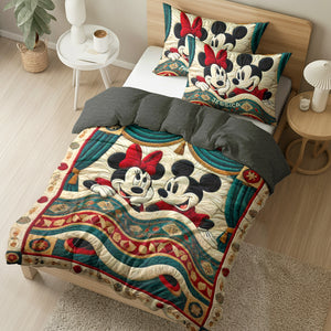 Personalized Gifts For Couple Quilt Bedding Set Special Line 05tgqn110125 - Blanket - GoDuckee