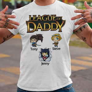 League Of Daddy Personalized Shirt 05DNPO260523 - Shirts - GoDuckee