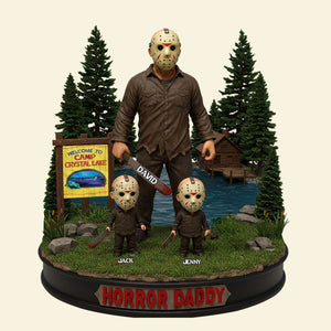 Horror Dad Acrylic Plaque - Personalized Gifts For Dad 03QHTN050525 - Shaped Plaques - GoDuckee