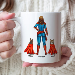 Dog Mom DR-WHM-03NAQN220423TM-02 Personalized Mug - Coffee Mug - GoDuckee