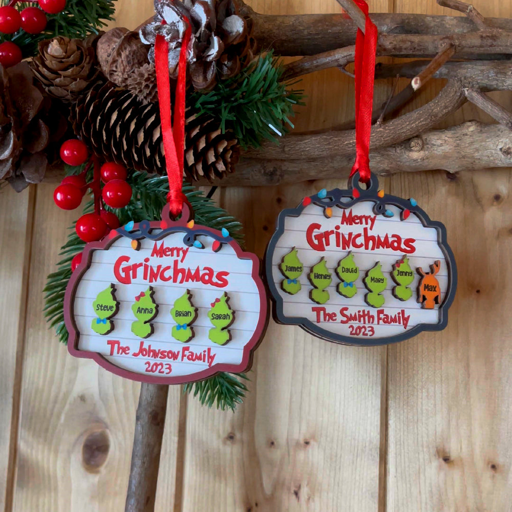 Best Family, Personalized Wood Ornament, Gifts For Family, Christmas Gifts, 03hupo170823 - Ornament - GoDuckee
