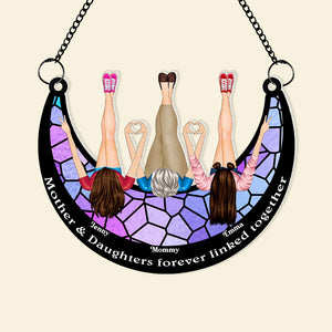 Personalized Gifts For Mom Suncatcher Window Hanging Ornament 04ohmh270424hh - Ornaments - GoDuckee