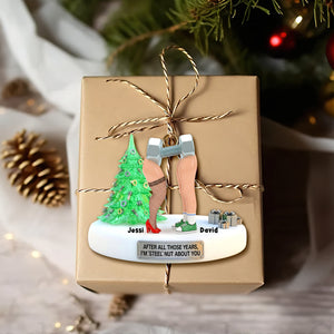 Naughty Nut and Screw Couple Ornament - Personalized Gifts For Couples 01OHLU101125 - Ornament - GoDuckee