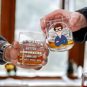 Personalized Gifts For Coworkers Whiskey Glass 01TGMH130225HG - Whiskey Glass - GoDuckee