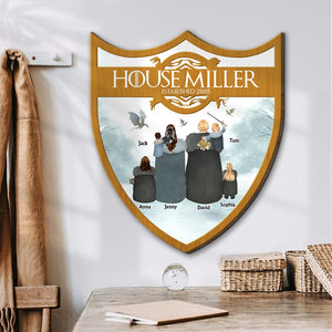 Personalized Gifts For Family Wood Sign Movie Family Characters 04QHTN240124 - Wood Signs - GoDuckee