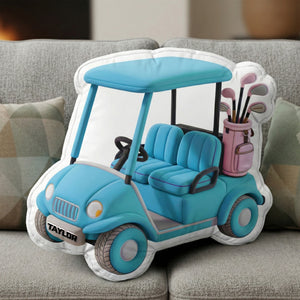 Golf Cart Adventures Pillow - Personalized Gift For Golfers 05OHLU091225 - Pillow - GoDuckee