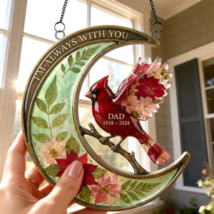 Heavenly Light Memorial Suncatcher Ornament - Personalized Gifts For Heaven 04NATN270226 - Ornament - GoDuckee