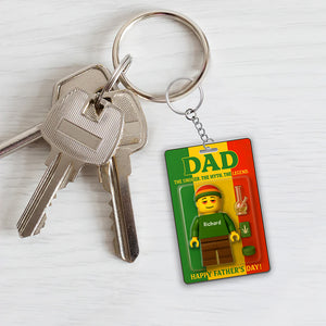 Legend Dad Keychain - Personalized Gifts For Dad 03toqn080525 - Keychains - GoDuckee