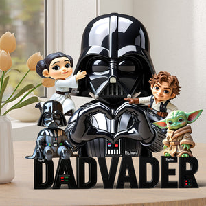 The Strongest Dad Acrylic Plaque Personalized Gifts For Dad 04NAQN070525 - Shaped Plaques - GoDuckee