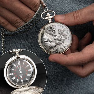 Tale As Old As Time Pocket Watch - Personalized Gift For Couples 05TGLU190625 - Pocket Watch - GoDuckee