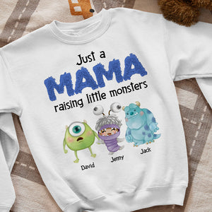 Personalized Gifts For Mom Shirt Just A Mama Raising Little Monsters 03qhtn080324 - 2D Shirts - GoDuckee