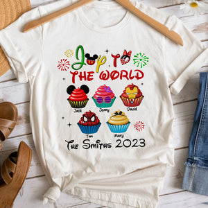 Joy To The World, Personalized 02TOTN021123QN Shirt, Christmas Gift For Family - Shirts - GoDuckee