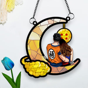 Personalized Gifts For Couple Suncatcher Window Hanging Ornament 01OHMH270524HH - Ornaments - GoDuckee