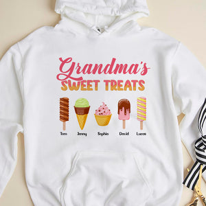 Grandma's Sweet Treats Personalized Shirt Gift For Family - Shirts - GoDuckee
