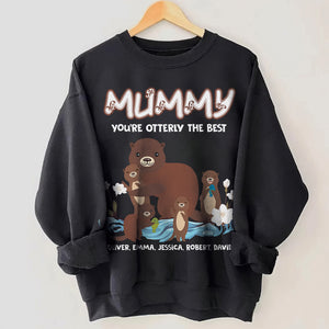 Personalized Gifts For Mom Shirt Mummy You're Otterly The Best - 2D Shirts - GoDuckee