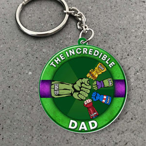 Dad 07qhqn270523ha Personalized Keychain QNFBK - Keychains - GoDuckee