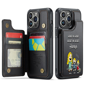 Personalized Gift For Mom Leather Flip Wallet Phone Case 01XQMH200225HH - Phone Case - GoDuckee