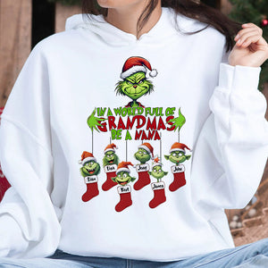 Grandmas Be A Nana, Personalized 02OHPU141123 Shirt, Christmas Gift For Family - Shirts - GoDuckee