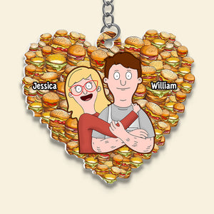 Personalized Gifts For Couple Keychain 02ACDT130225HG - Keychains - GoDuckee