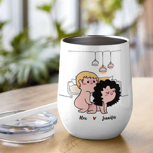 To My Beautiful Wife, Gift For Couple. Personalized Mug, Funny Couple Mug, Couple Gift - Coffee Mug - GoDuckee