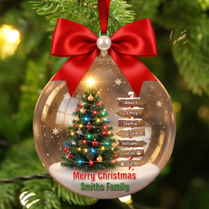 Family Tree Christmas Ornament – Personalized Gifts For Family 01hyqn191125 - Ornament - GoDuckee