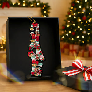 Crochet Reindeer Alphabet Ornament - Personalized Christmas Gifts 07paqn301025 - Ornament - GoDuckee