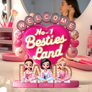 Doll Besties Plaque - Personalized Gifts For Besties 01tgqn090625 - Shaped Plaques - GoDuckee
