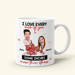 Personalized Custom Photo Gifts For Couple Mug Naughty Couple 01KAMH181224 - Coffee Mug - GoDuckee