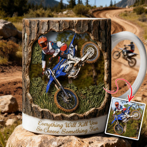 Motocross Coffee Mug - Custom Photo Gifts 05hulu311225 - Coffee Mug - GoDuckee