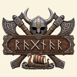 Viking Style Acrylic Sign - Personalized Gifts For Warriors 04NATN100726