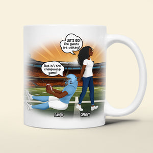 Personalized Gifts For Couple American Football Coffee Mug 05totn121224pa - Coffee Mug - GoDuckee