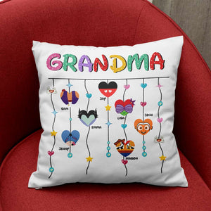 Personalized Gifts For Grandma Pillow 021QHMH120324 Mother's Day - Pillows - GoDuckee
