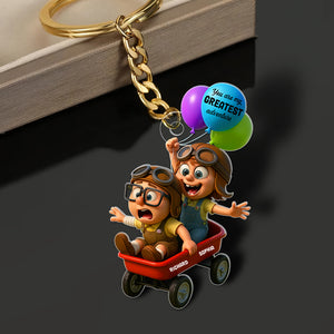 Greatest Adventure Keychain - Personalized Gifts For Couple 04toqn270525 - Keychains - GoDuckee