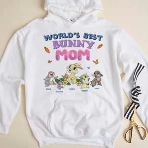Personalized Gifts For Mom Shirt World's Best Bunny Mom 04HTPU050224 Easter's Day Gifts - 2D Shirts - GoDuckee