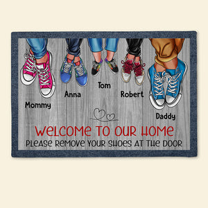 Personalized Gifts For Family Doormat 03ACDT040624TM - Doormats - GoDuckee