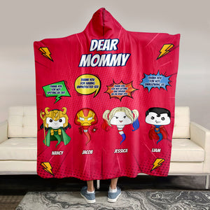 Personalized Gifts For Mom Wearable Blanket Hoodie 01ohpu160324 Mother's Day - Blankets - GoDuckee