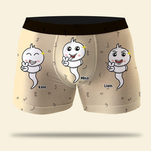 Thanks Dad, Hot Daddy boxer briefs, Custom Boxers for men, New Dad Gift, 01OHPU041223 - Boxer Briefs - GoDuckee