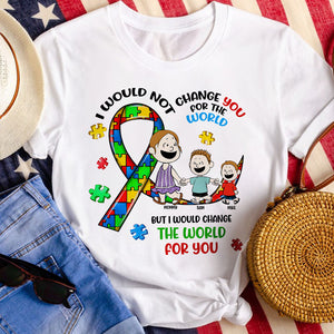 Personalized Gifts For Autism Kids Shirt Cartoon Kid 03TOMH190225HH - Shirts - GoDuckee