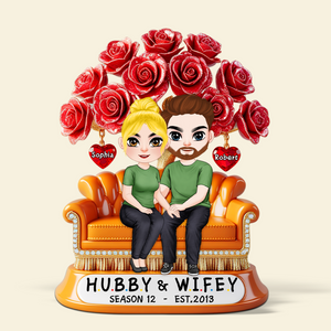 Couple Milestone Acrylic Plaque - Personalized Gifts For Couple 03napu230525 - Shaped Plaques - GoDuckee