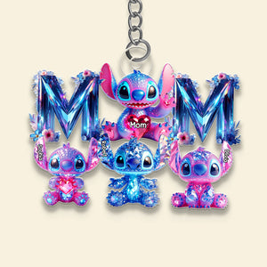 Personalized Gifts For Mom Keychain Galaxy Mom 03OHDT040425 - Keychains - GoDuckee