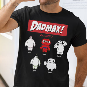 Personalized Gifts For Dad Shirt Big White Robot Kids 04OHHN030224 - 2D Shirts - GoDuckee