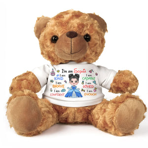 Personalized Gifts For Princess Kids Bear With Shirt 05naqn130225 - Bear - GoDuckee