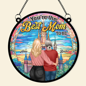 Personalized Gifts For Mom Suncatcher Window Hanging Ornament 06HUTN230424TM Mother's Day - Ornaments - GoDuckee