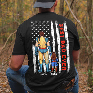 Wolverine Dad T-Shirt, Best Dad Ever, Personalized Father's Day Gift