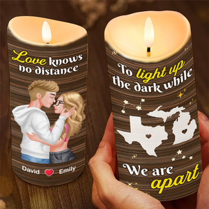 Custom Map Gifts For Couple LED Candle 02kapu311224pa - Led Candle - GoDuckee