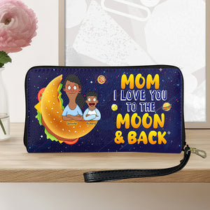 Personalized Gifts For Mom Twill Faux Leather Wallet 02kaqn070325hg - Leather Wallet - GoDuckee